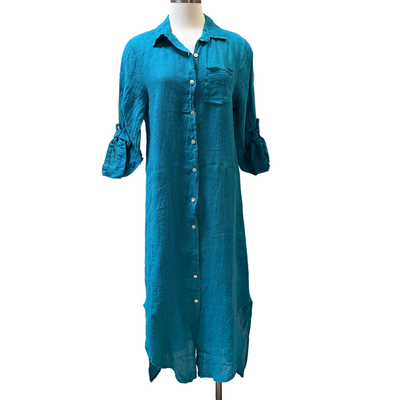 CC Meo Meli Button Down Dress Navy