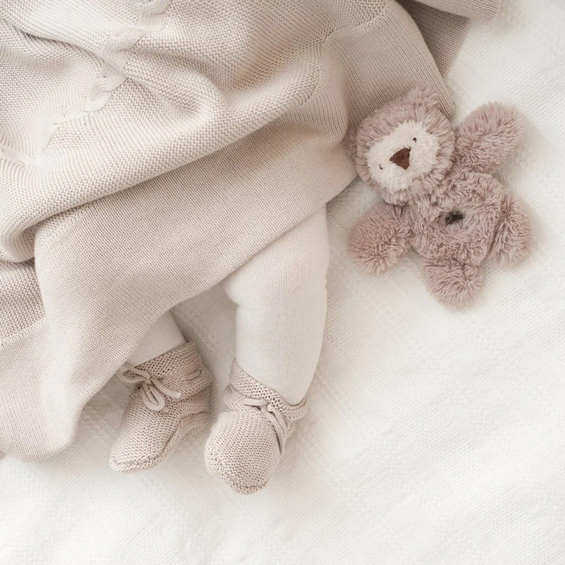 BA - Booties Garter Knit
