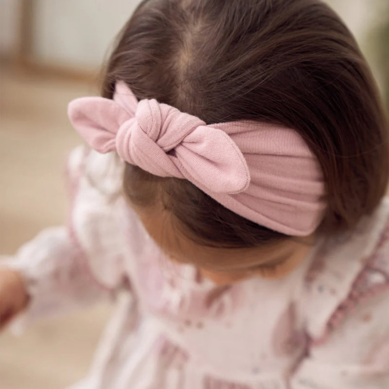 BA - Brushed Cotton Knotted Bow Headband 4-Pack