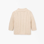 BA - Rainy Day V-Neck Horseshoe Cable Cardigan