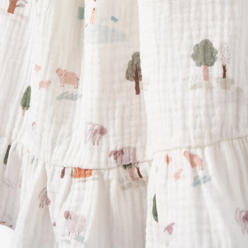 BA - On The Farm Organic Muslin Tie-Top Set