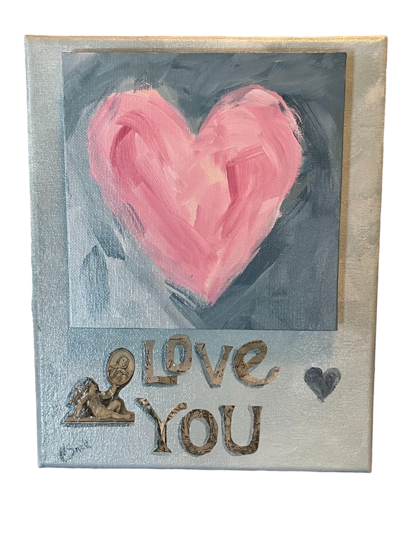 NSFA "Love You" Painting/Collage
