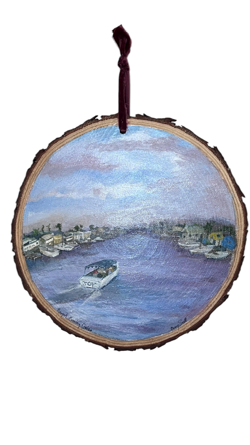 NSFA Painting on Wood Disc Newport Evening Cruise