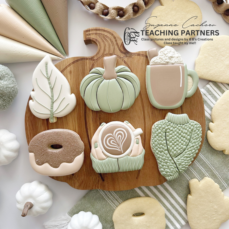 GIVE THANKS Beginner/Intermediate Level Cookie Decorating Workshop · Monday, Nov. 17th · 6:00 pm - 8:00 pm