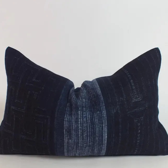 "Oliver" Vintage Hmong Lumbar Pillow