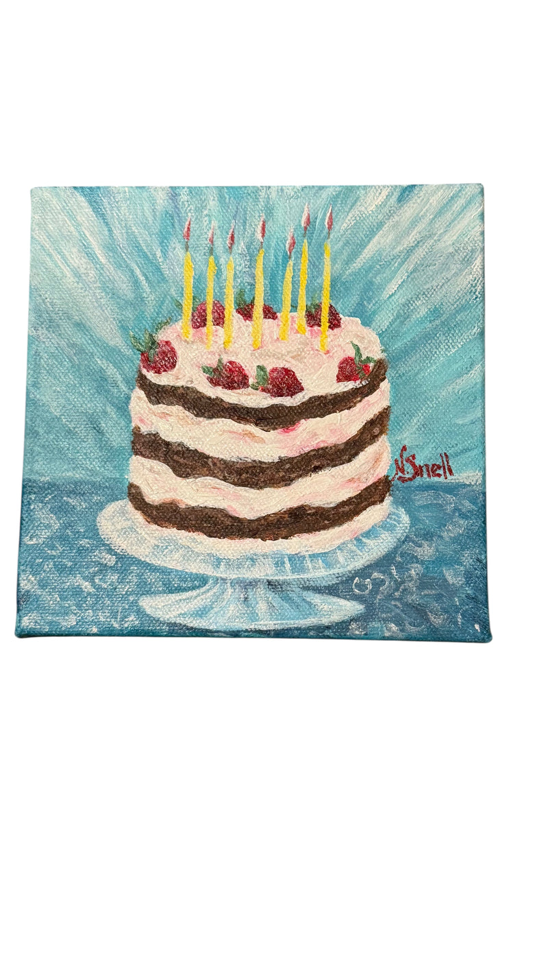 NSFA Birthday Cake with Candles