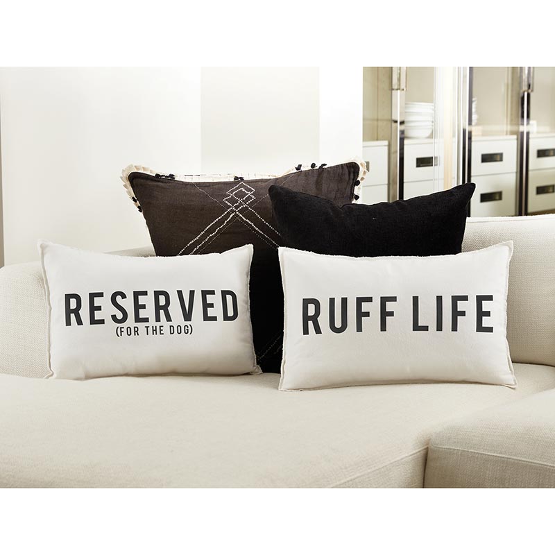 Reserved For The Dog Lumbar Pillow