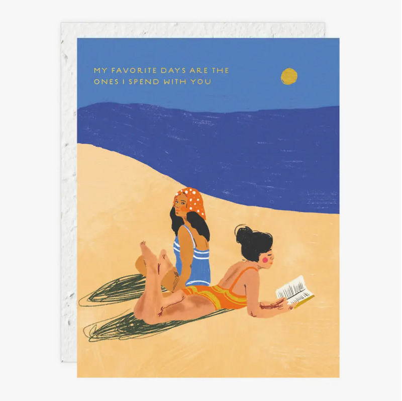 D Beach Girls - love + friendship card