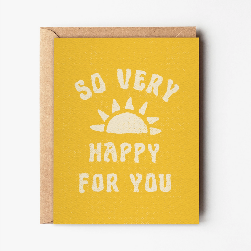 DSo Happy For You - Congratulations Card
