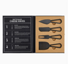 Matte Black Cheese Knives Book Box Set