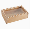 Rectangular Beaded Glass Top Box