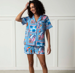 D Tidal Tapestry Short PJ Set