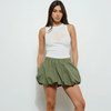 D Shell Embroidered Tank