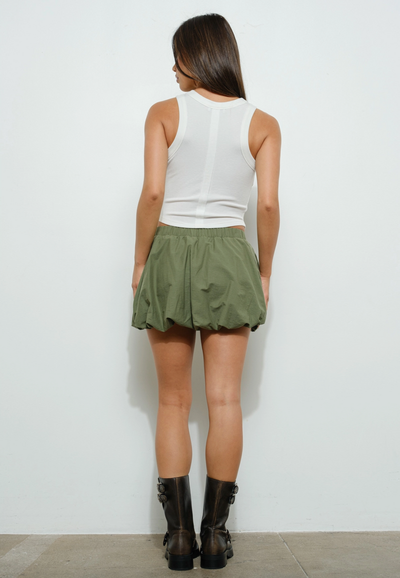 D Shell Embroidered Tank