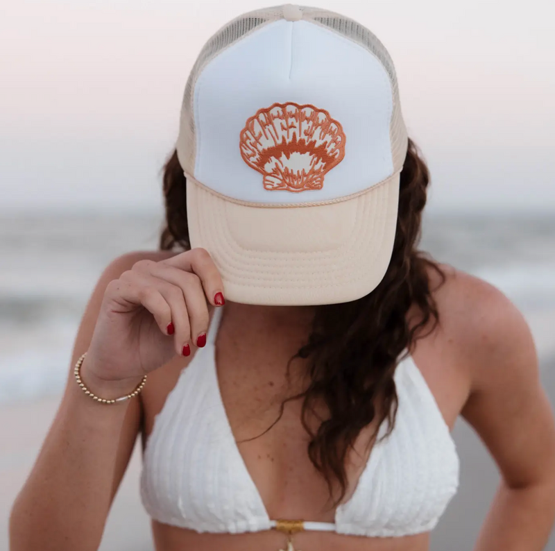 D Seashell Trucker Hat