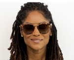 D Peepers - Palm Beach Polarized SUN - caramel quartz