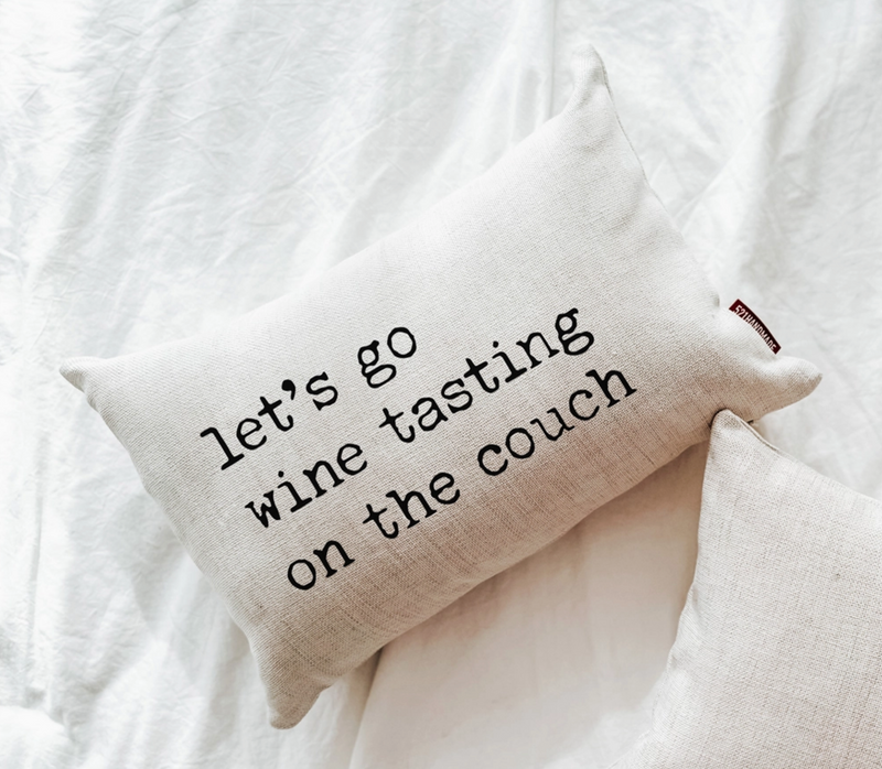 D Wine Tasting Pillow
