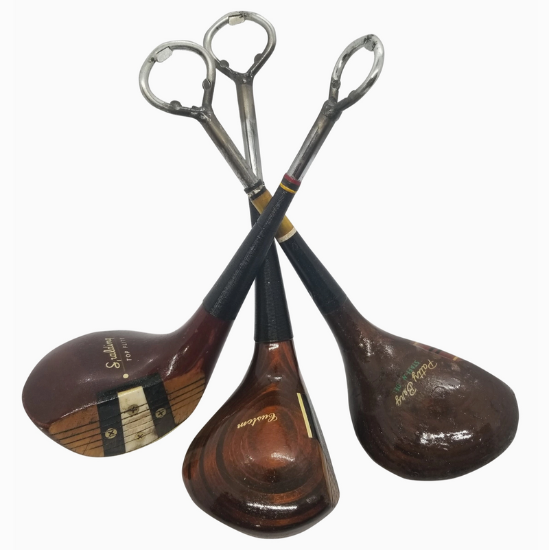 D Vintage Wood Driver Bottle Opener