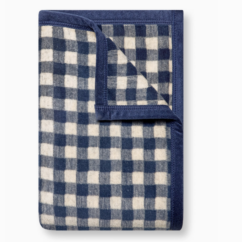 D ChappyWrap Blanket - Gingham Navy Midi