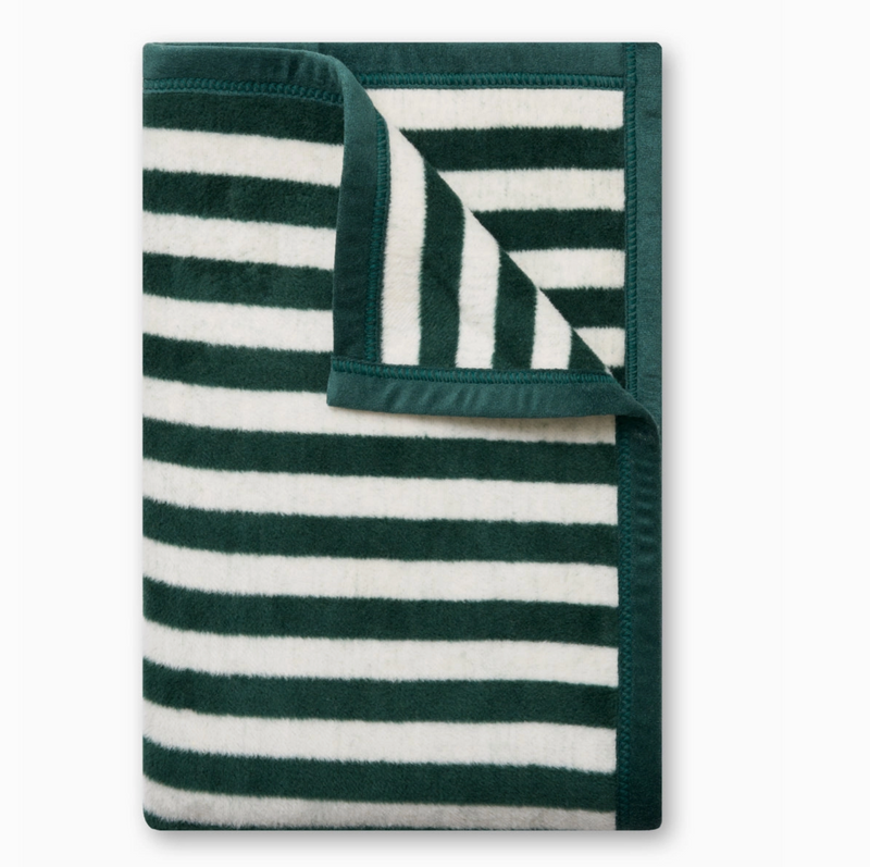D ChappyWrap Blanket - Sideline Stripe Evergreen Midi