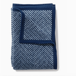 D ChappyWrap Blanket - Harborview Herringbone Navy Midi