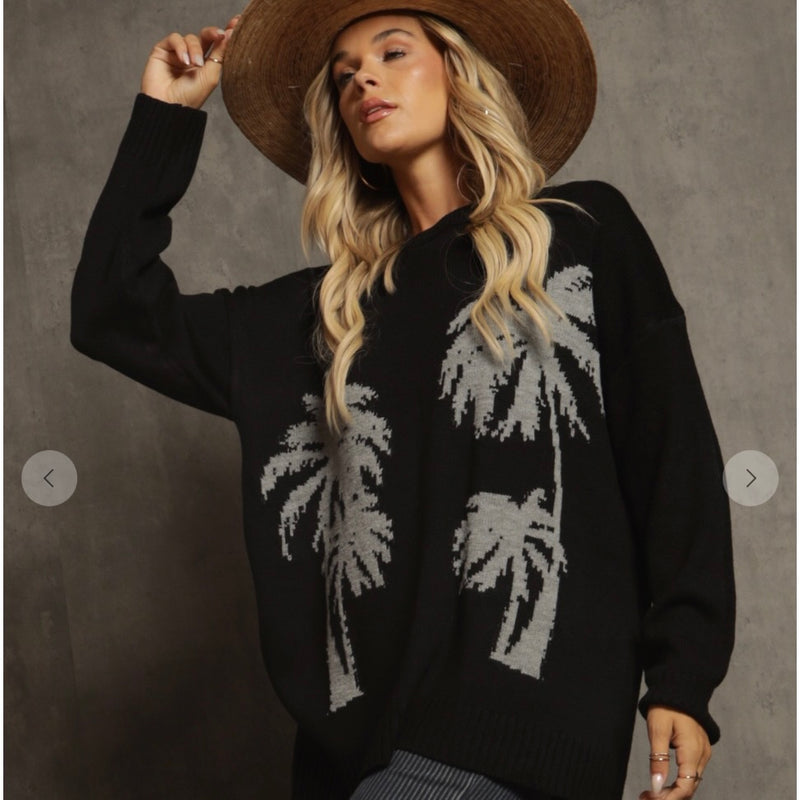 VH-Palm Tree Sweater