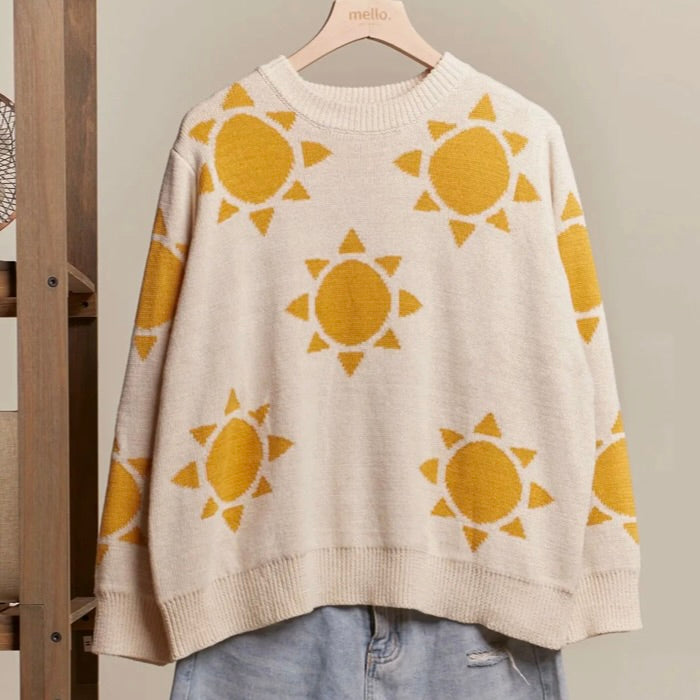 VH-Beige Sun Sweater