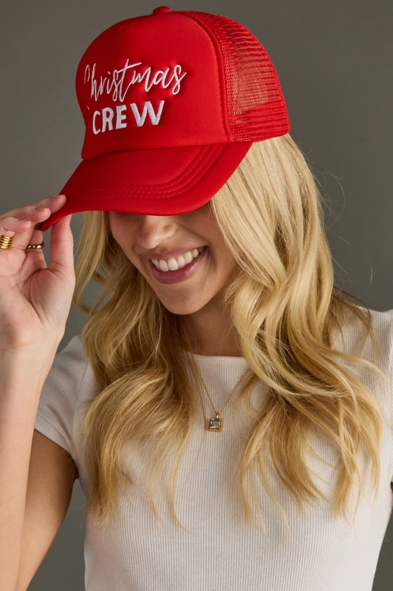 D Christmas Crew Trucker Hat
