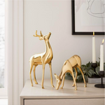 D Gold Reindeer