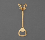 D Gold Reindeer Bottle Opener