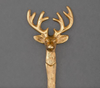 D Gold Reindeer Bottle Opener