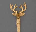 D Gold Reindeer Bottle Opener