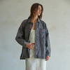 D Woven 100% Cotton Washed Denim Jacket