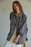 D Woven 100% Cotton Washed Denim Jacket