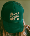 D Aloha Howdy Hello Trucker Hats