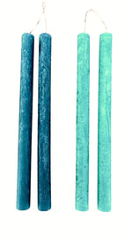 NS Candles Tapered Frosted set of 2