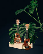 MA - Hibiscus Mahogany Ukulele - Soprano, Concert, Tenor- w/gig bag