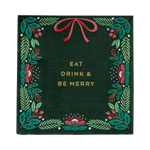 Eat Drink & Be Merry Cocktail Napkins