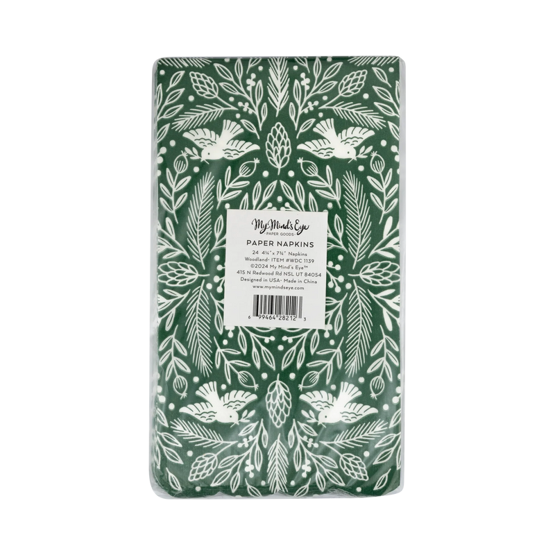 Woodland Scalloped Dinner Napkins