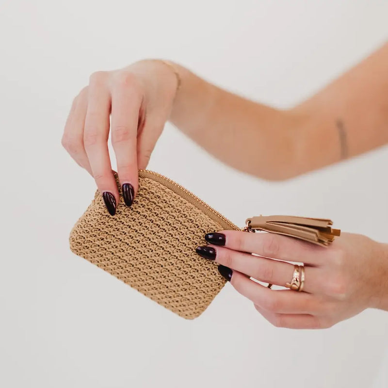 TL PS Raffia Wallet