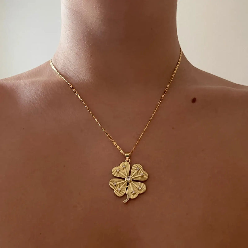 TL JSV Lucky Clover Necklace