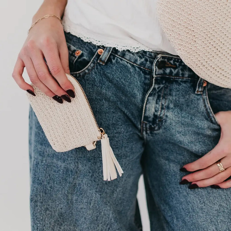 TL PS Raffia Wallet