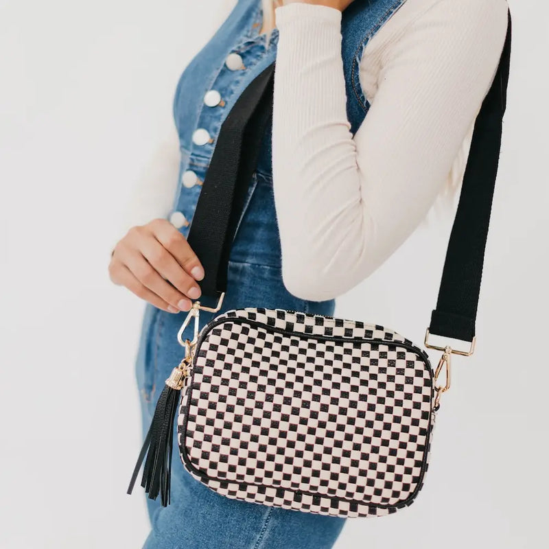 TL PS Woven Camera Crossbody