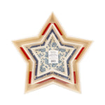 Hamptons Star Shaped Bamboo Reusable Tray Set