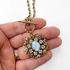 TL JLP Vintage Blue Moonstone Pendant Necklace