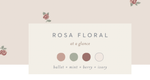 BA - Soleil Pointelle Bodysuit Dress - Rosa Floral: 12-18M