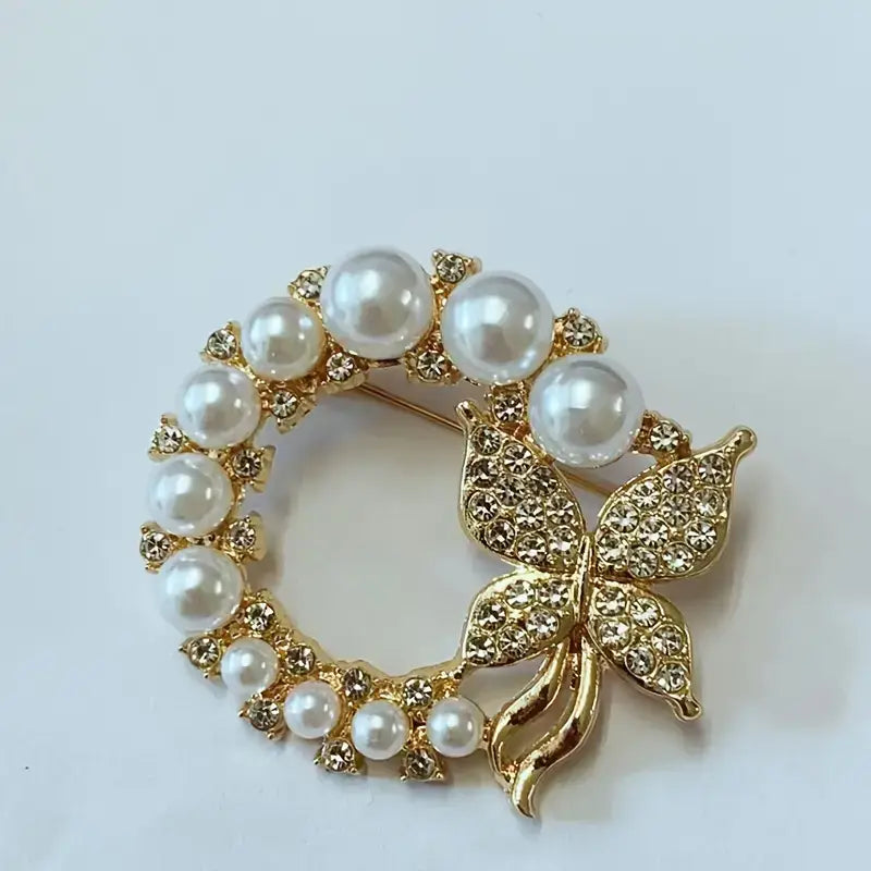 TL JMH Butterfly Brooch