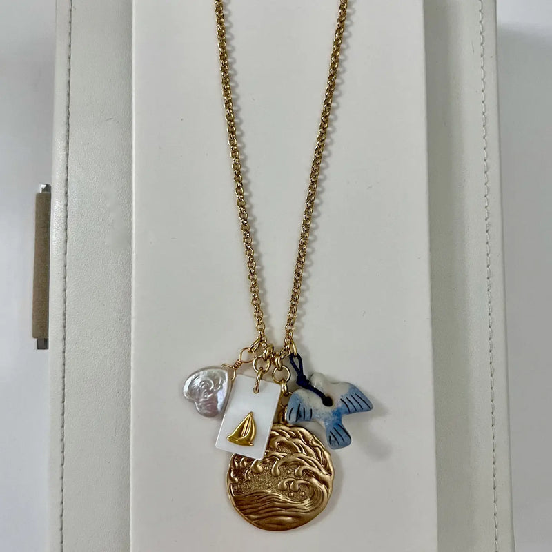 TL JSFS Ocean Charm Necklace