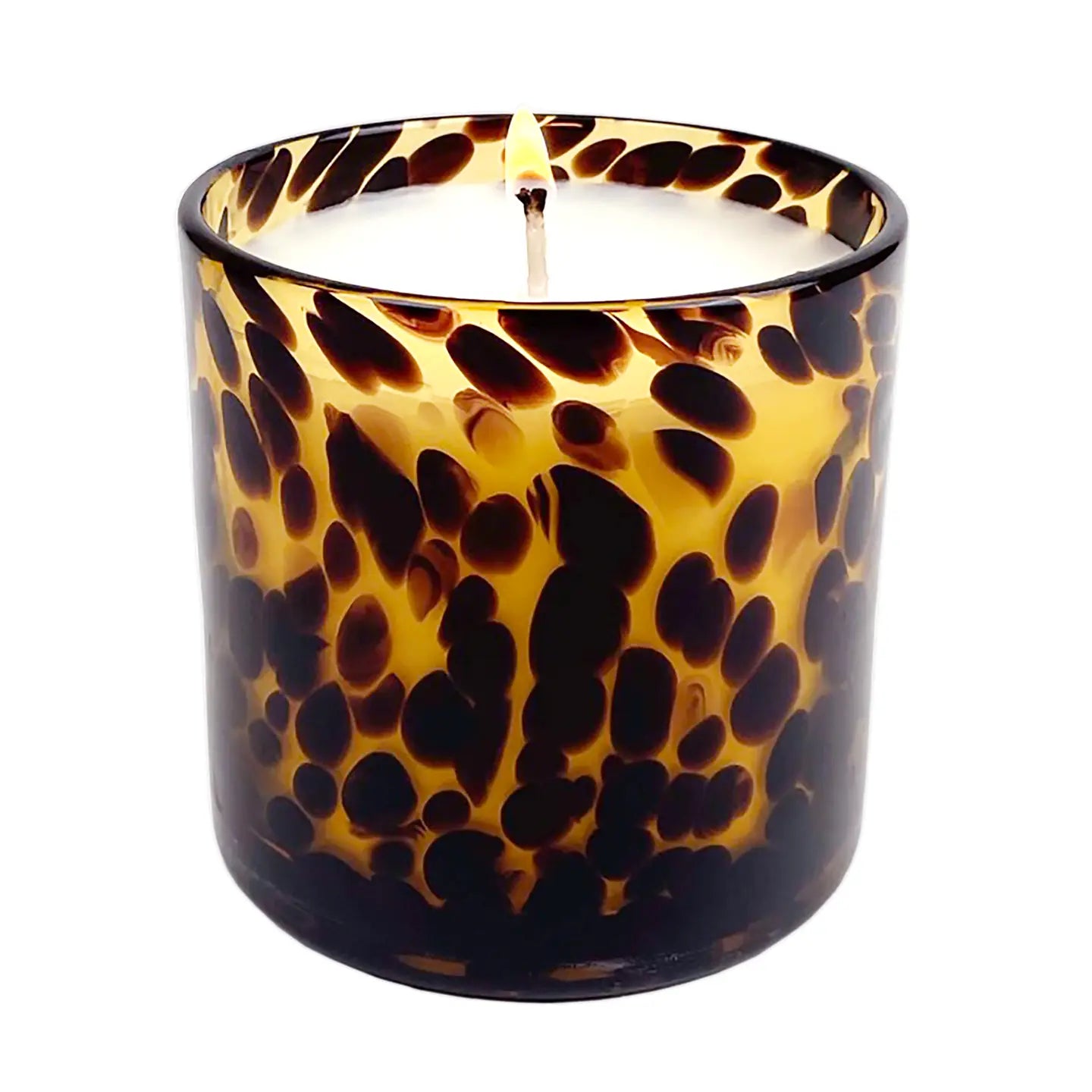 TL A A Art Glass Candle - Fig & Aged Oak