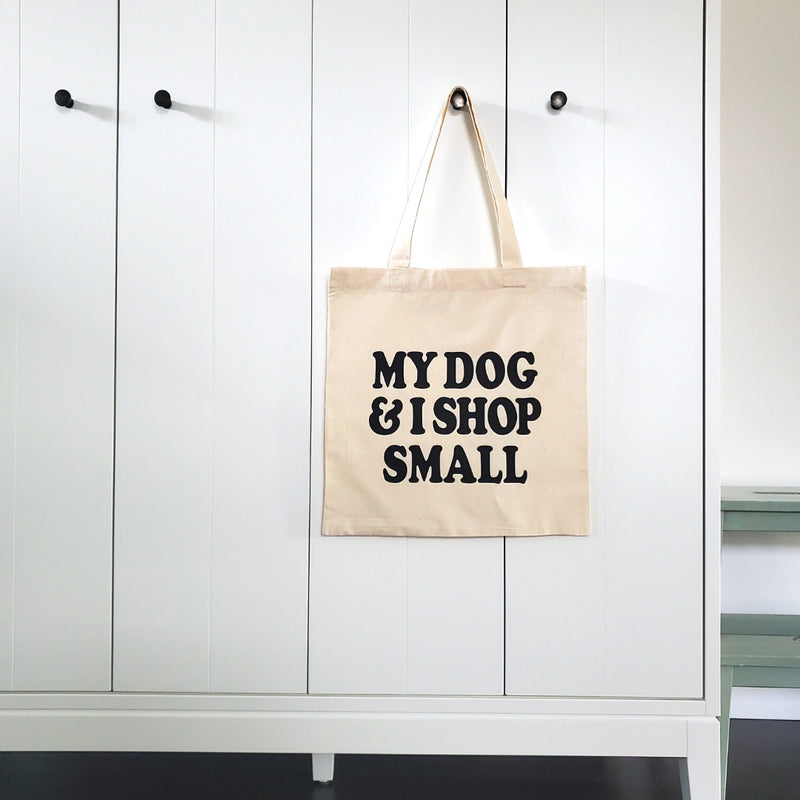 SP - My Dog & I Shop Small Tote Bag